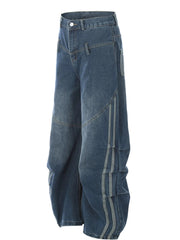 Men's Wide Leg Cargo Jeans