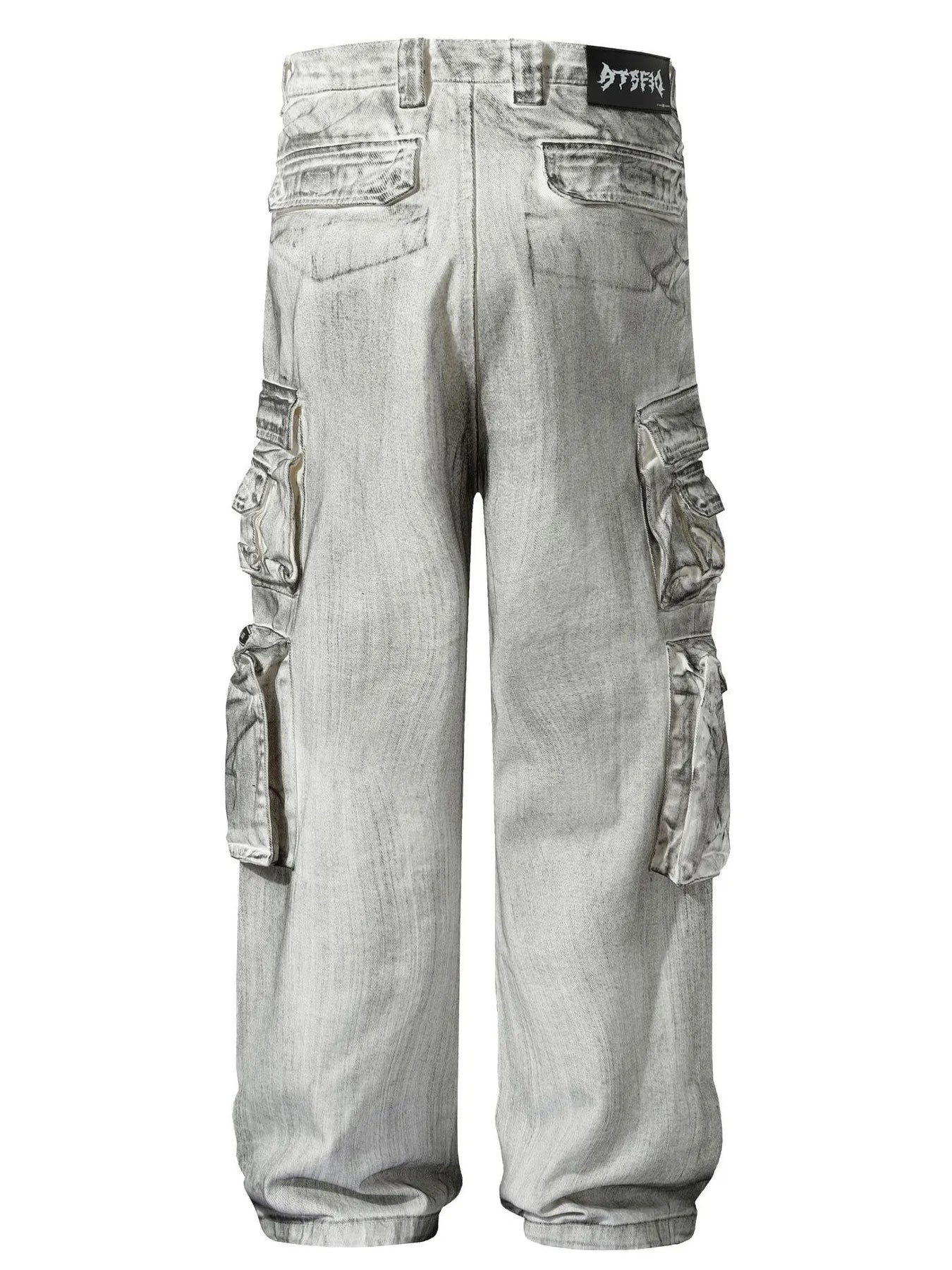 Men's Wide Leg Cargo Jeans