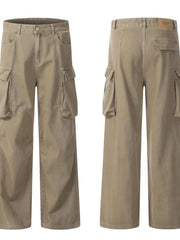 Men's Wide Leg Cargo Jeans