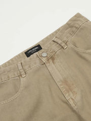 Men's Wide Leg Cargo Jeans