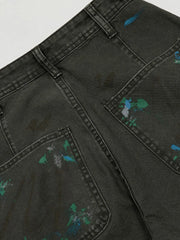 Men's Wide Leg Cargo Jeans