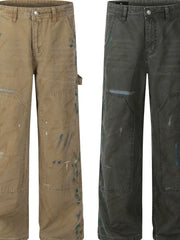 Men's Wide Leg Cargo Jeans