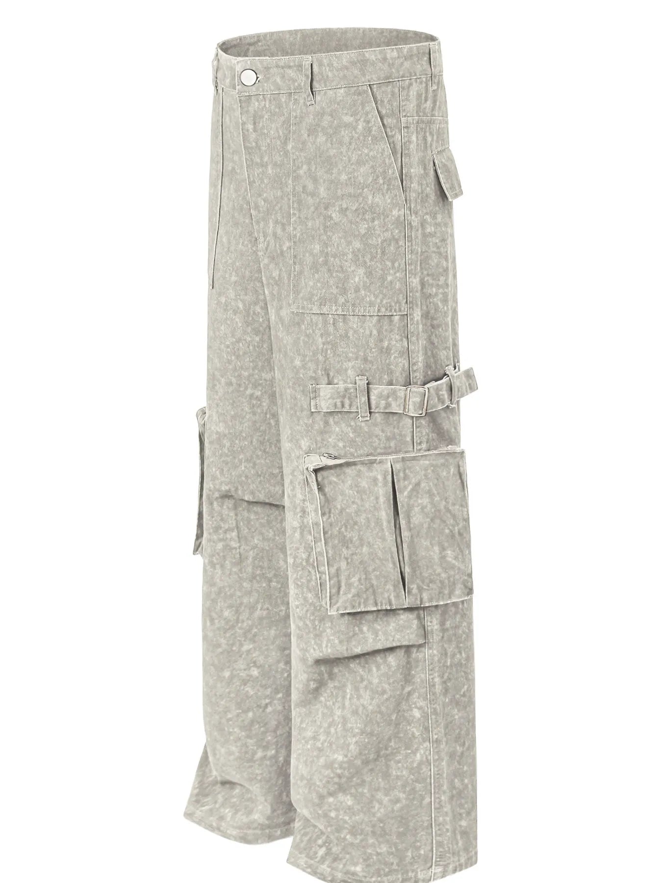 Men's Wide Leg Cargo Jeans