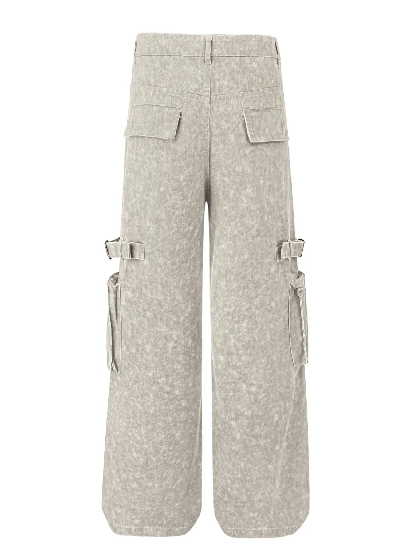 Men's Wide Leg Cargo Jeans