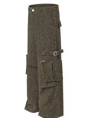 Men's Wide Leg Cargo Jeans