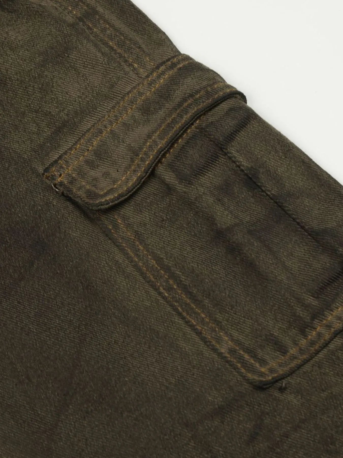 Men's Wide Leg Cargo Jeans