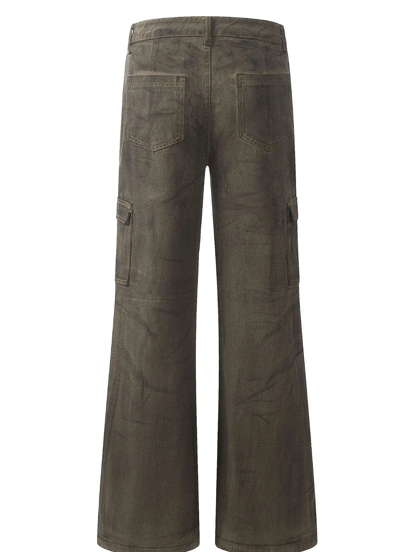 Men's Wide Leg Cargo Jeans