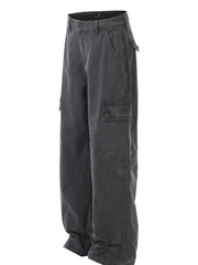 Men's Wide Leg Cargo Pants