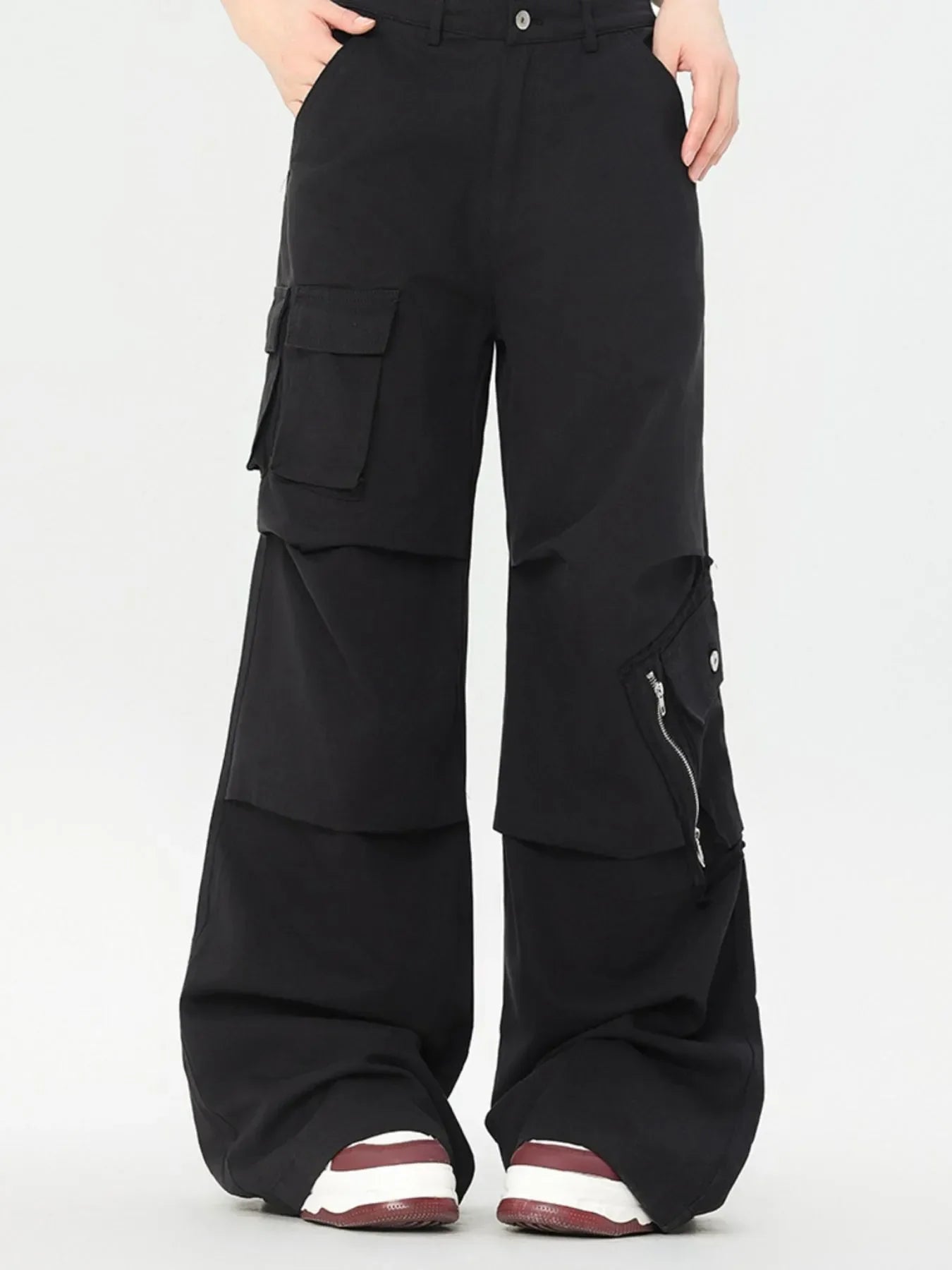 Men's Wide Leg Cargo Pants