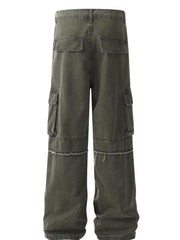 Men's Wide Leg Cargo Pants