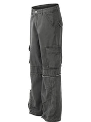 Men's Wide Leg Cargo Pants