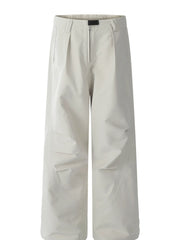 Men's Wide Leg Casual High Waist Pants Apricot / S