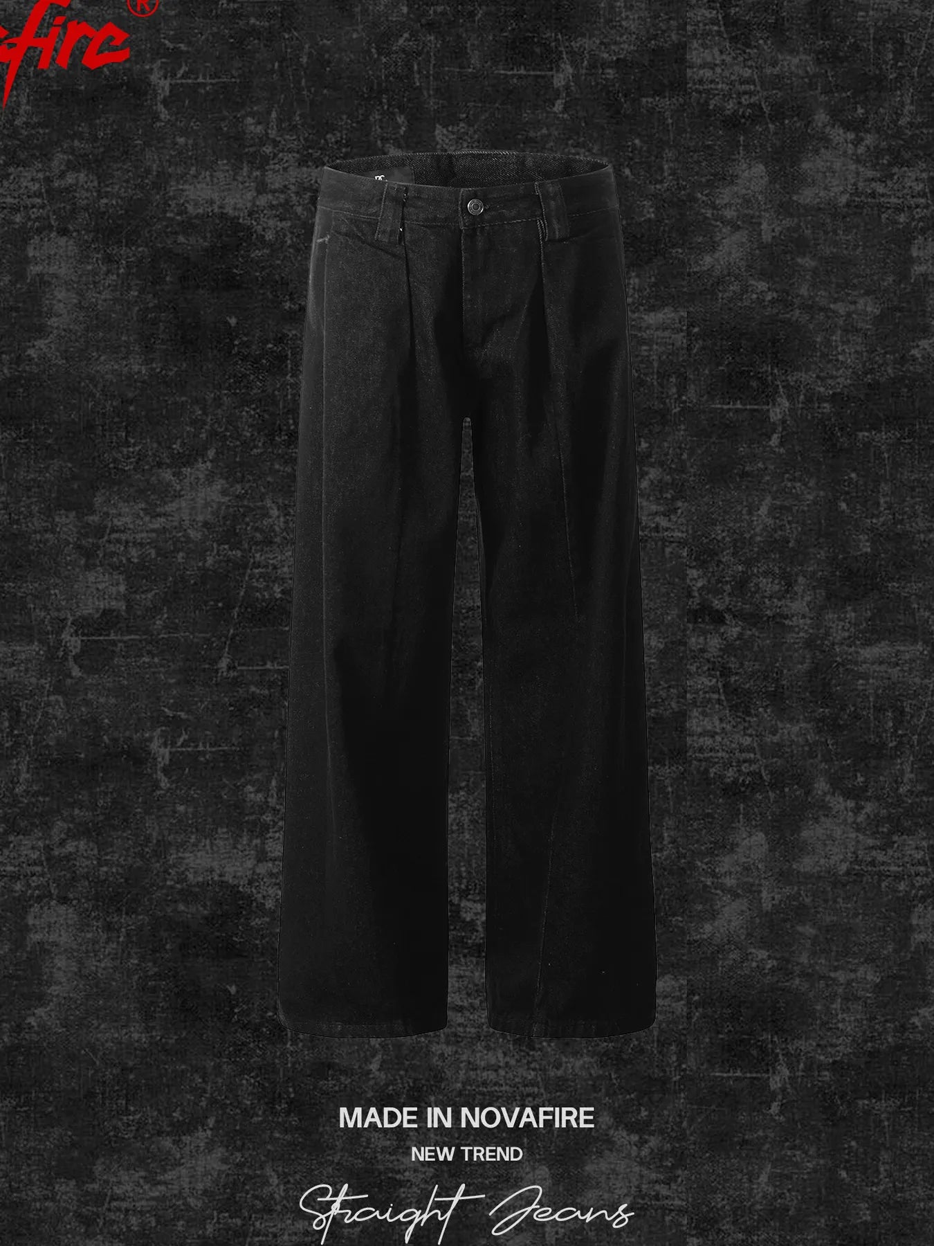 Men's Wide Leg Denim Jeans