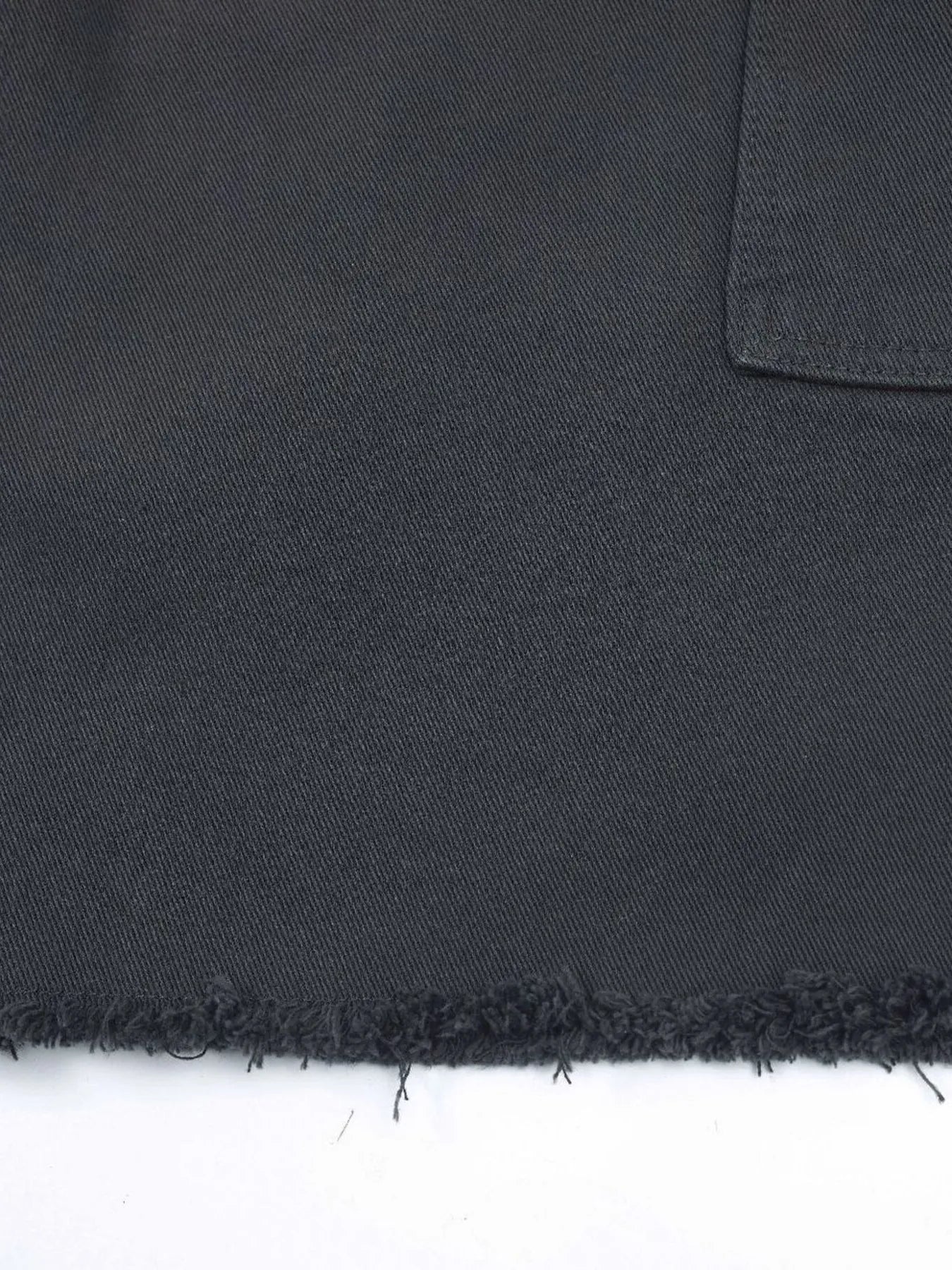 Men's Wide Leg Denim Shorts