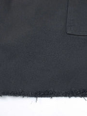 Men's Wide Leg Denim Shorts