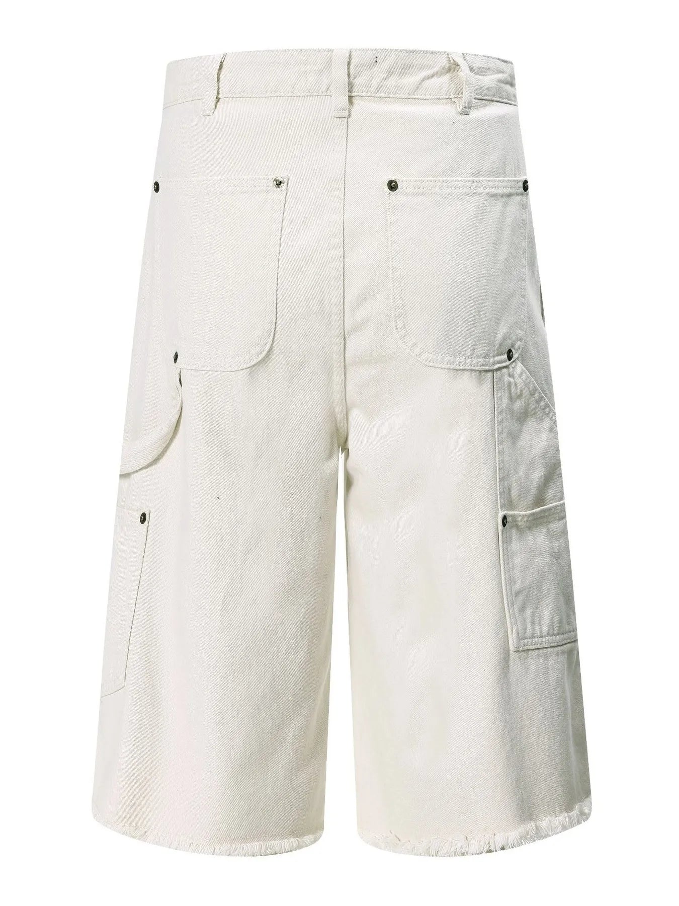 Men's Wide Leg Denim Shorts