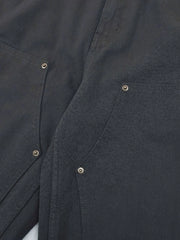 Men's Wide Leg Denim Shorts