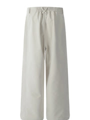 Men's Wide Leg High Waist Casual Pants