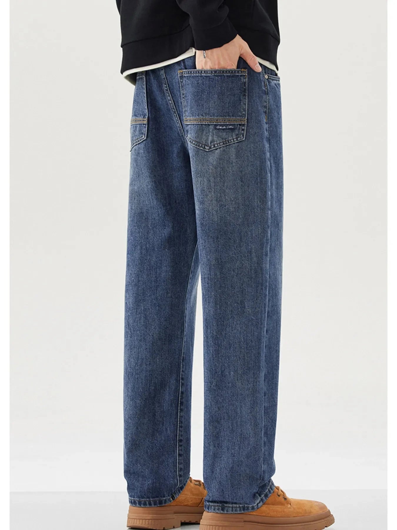 Men's Wide Leg Jeans