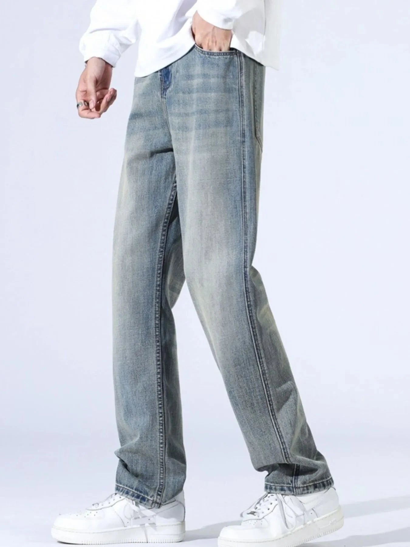Men's Wide Leg Jeans