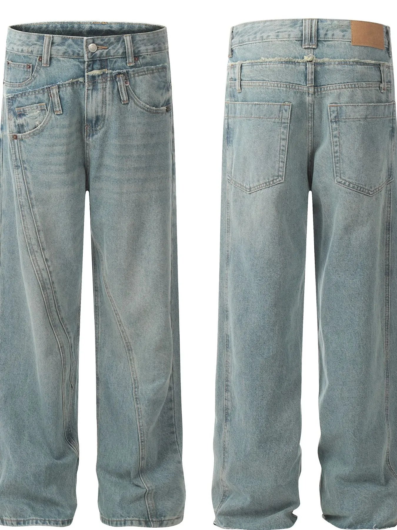 Men's Wide Leg Jeans