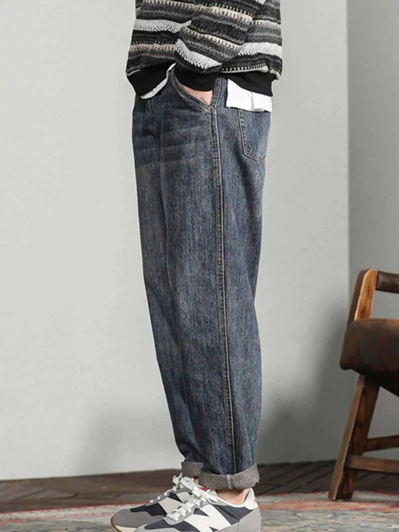 Men's Wide Leg Jeans