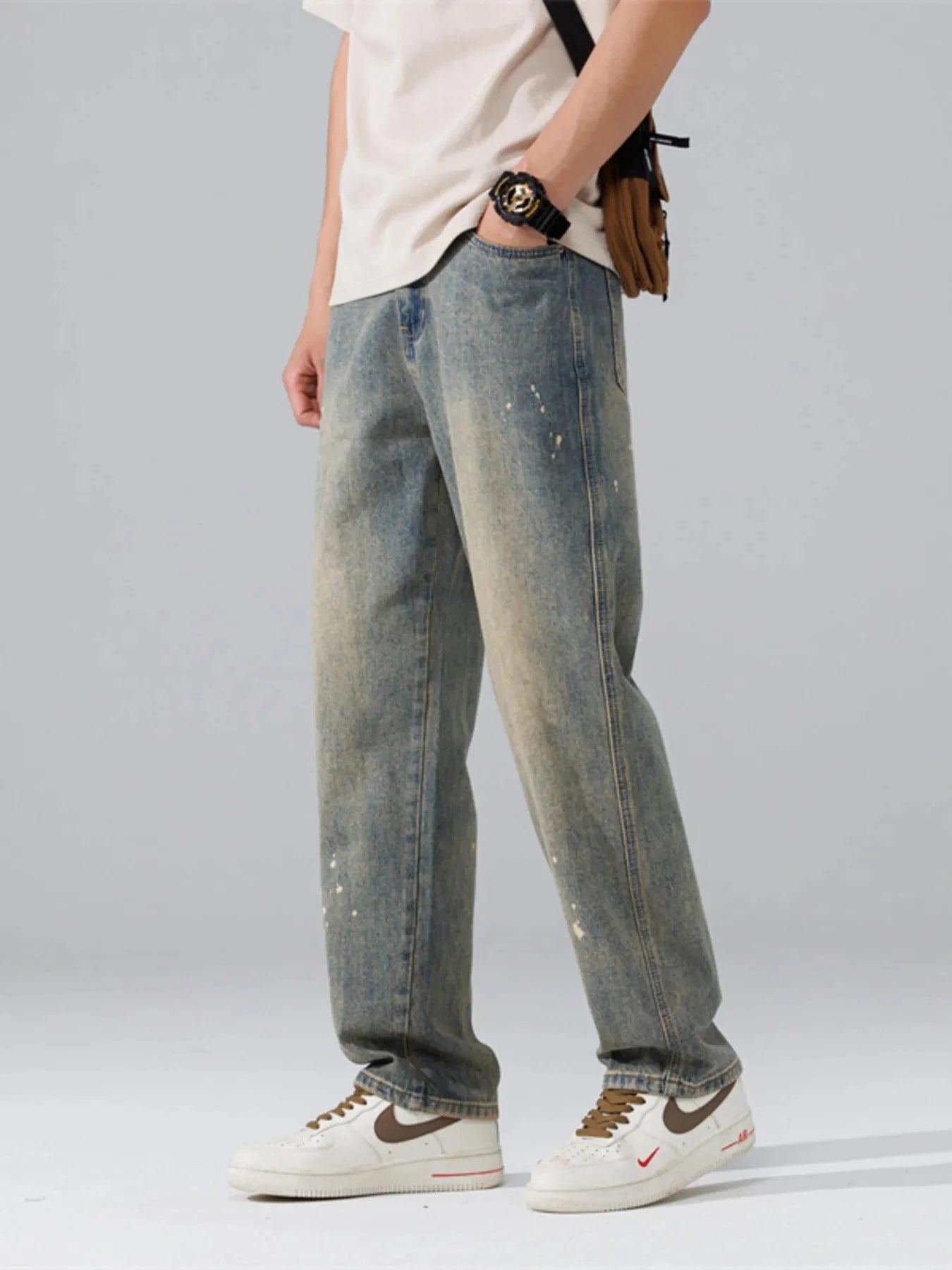 Men's Wide Leg Jeans