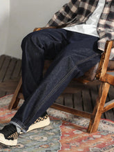 Men's Wide Leg Jeans Black / 28