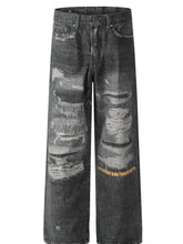 Men's Wide Leg Jeans Black / S