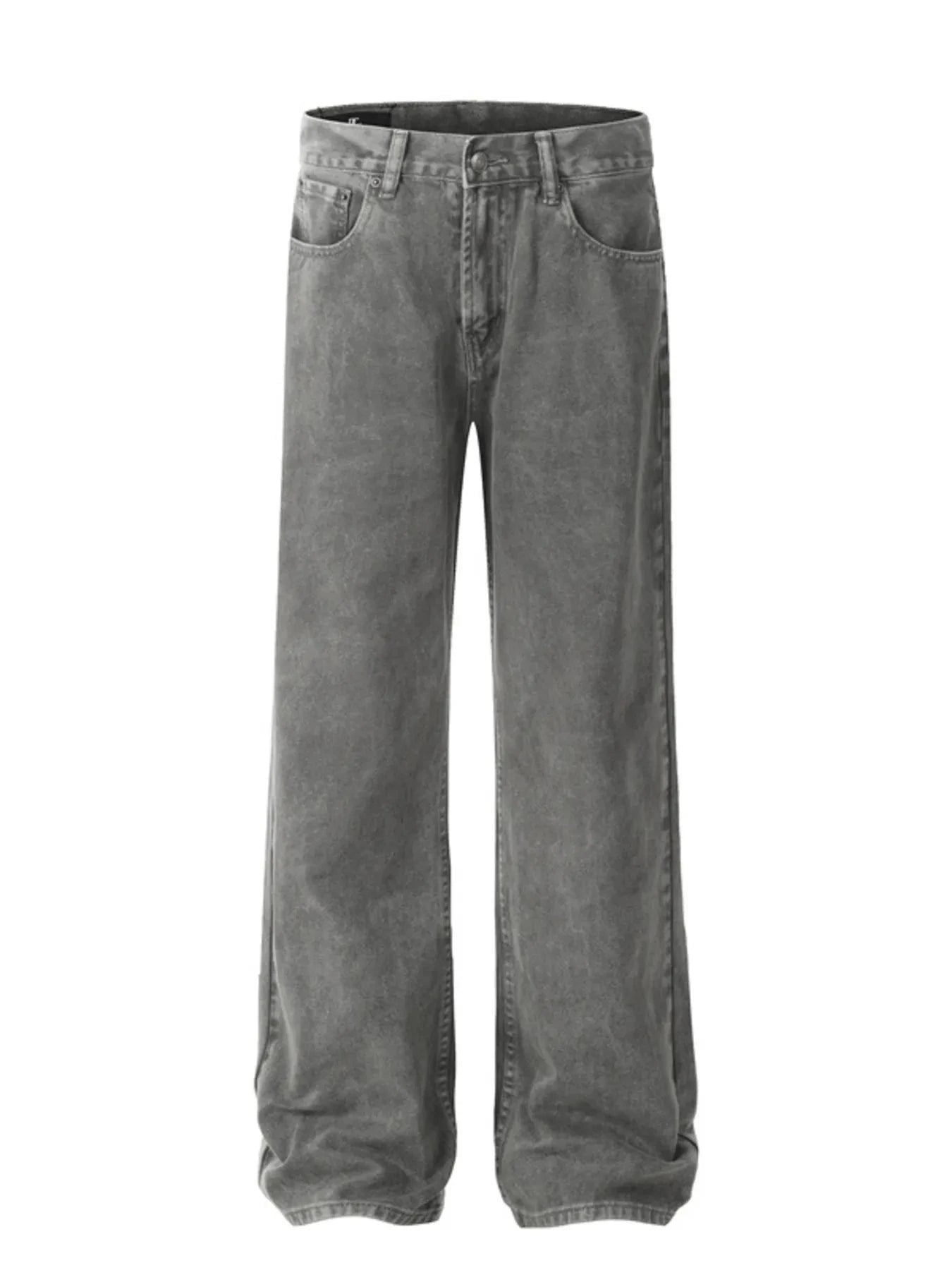 Men's Wide Leg Jeans Gray / S