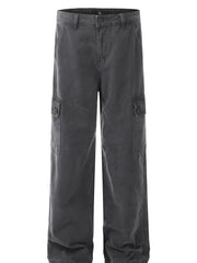 Men's Wide Leg Jeans Gray / XS