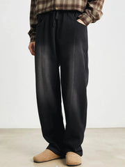 Men's Wide Leg Pants Black / 29