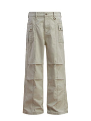 Men's Wide Leg Pants Khaki / S