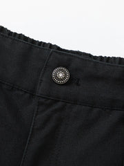 Men's Wide Leg Pleated Shorts