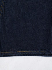 Men's Wide Leg Wash Denim Jeans with Signature Detail