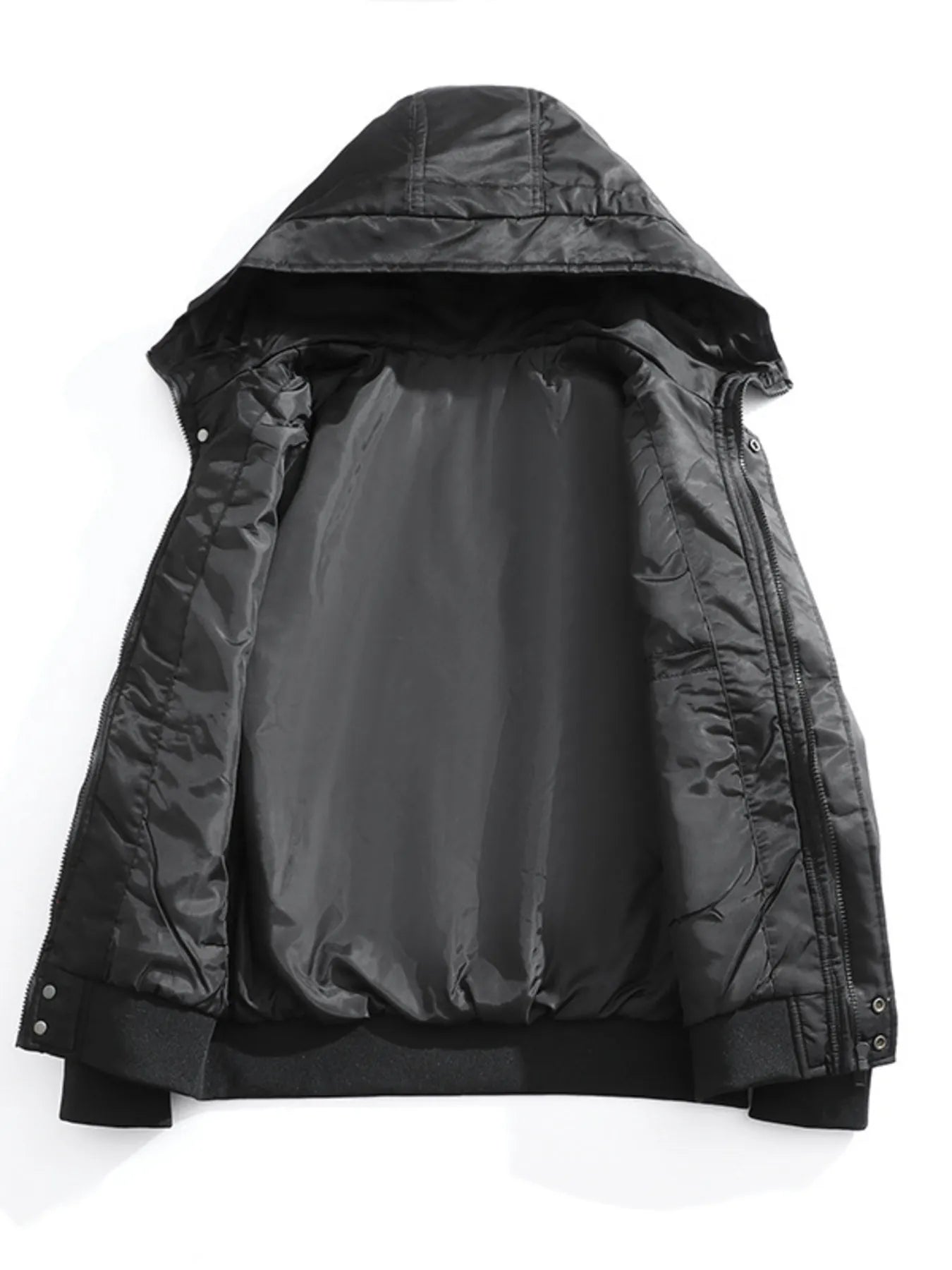 Men's Zip Up Hooded Windproof Jacket