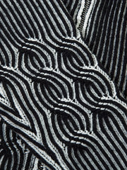 Men's Zip-Up Ribbed Cardigan