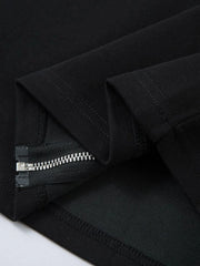 Men's Zip-Up Short Sleeve Shirt
