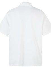 Men's Zip-Up Short Sleeve Shirt