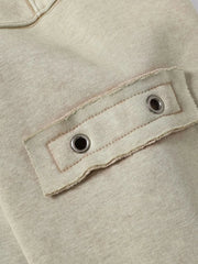 Men's Zip Up Washed Hoodie