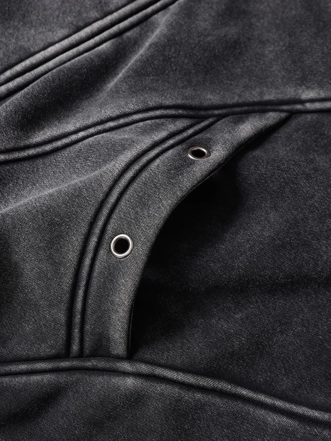 Men's Zip Up Washed Hoodie