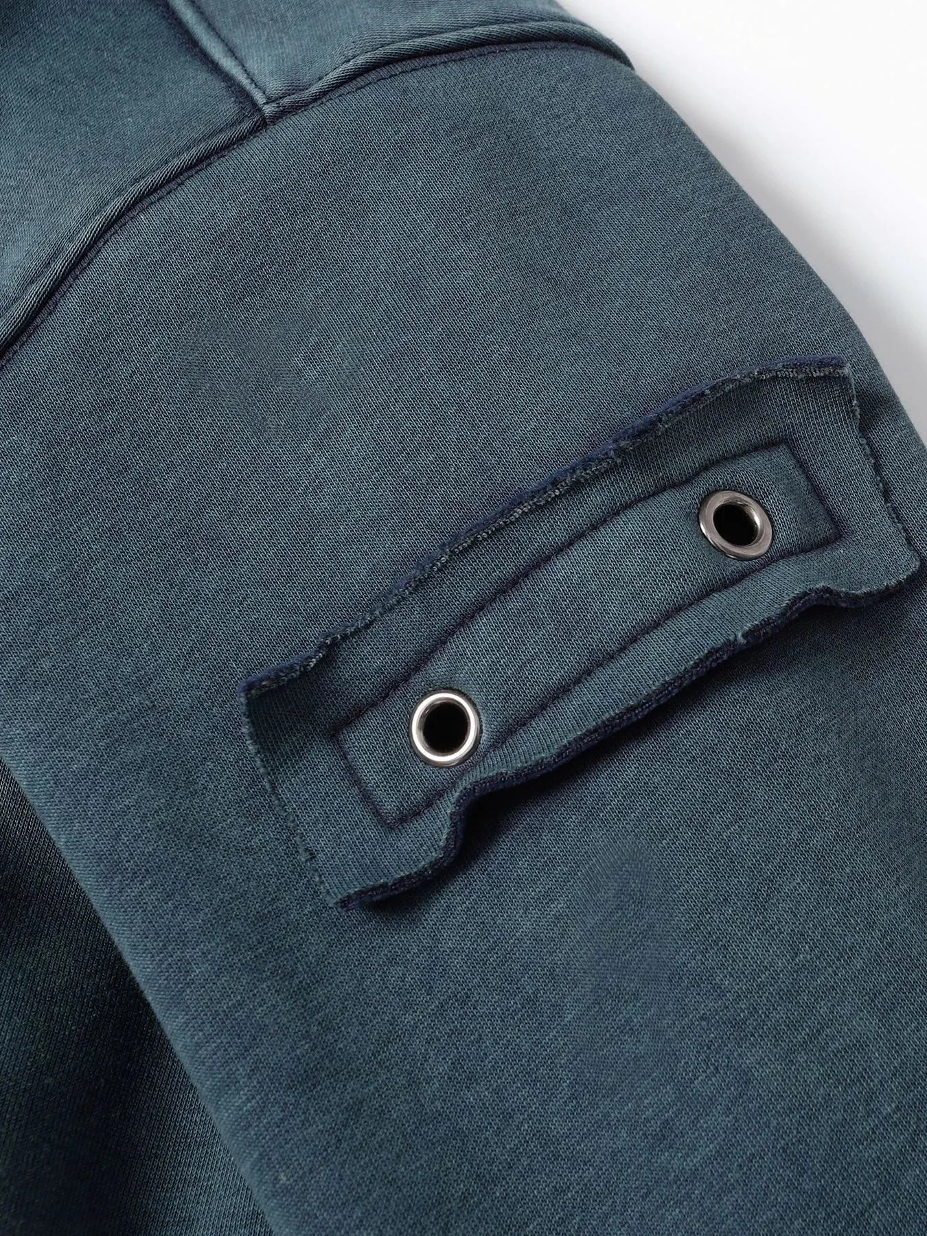 Men's Zip Up Washed Hoodie