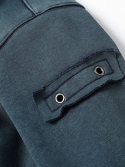 Men's Zip Up Washed Hoodie