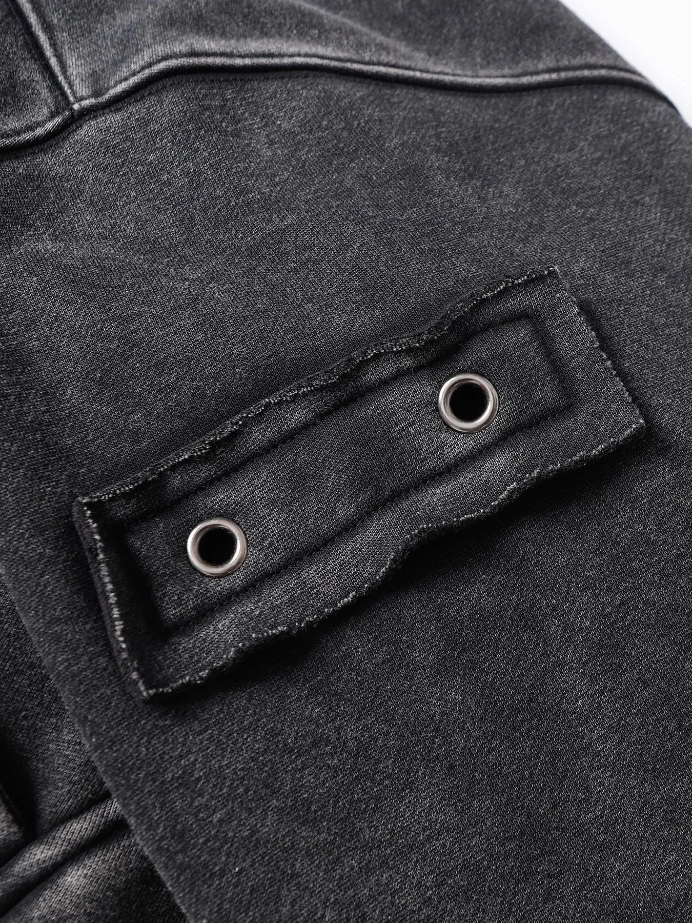 Men's Zip Up Washed Hoodie