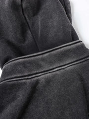 Men's Zip Up Washed Hoodie