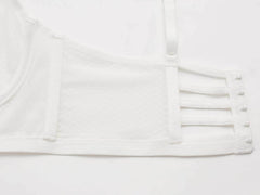 Mesh Embroidered Bra Panty Set