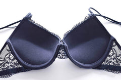 Mesh Scalloped Lace Detailed Double Strap Panty Set