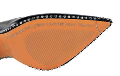 Metallic Bead Detailed Court Stilettos