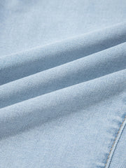 Mid Rise Ankle-Length Distressed Skinny Jeans