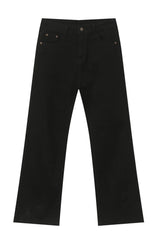 Mid Rise Jeans with Pockets Black / S